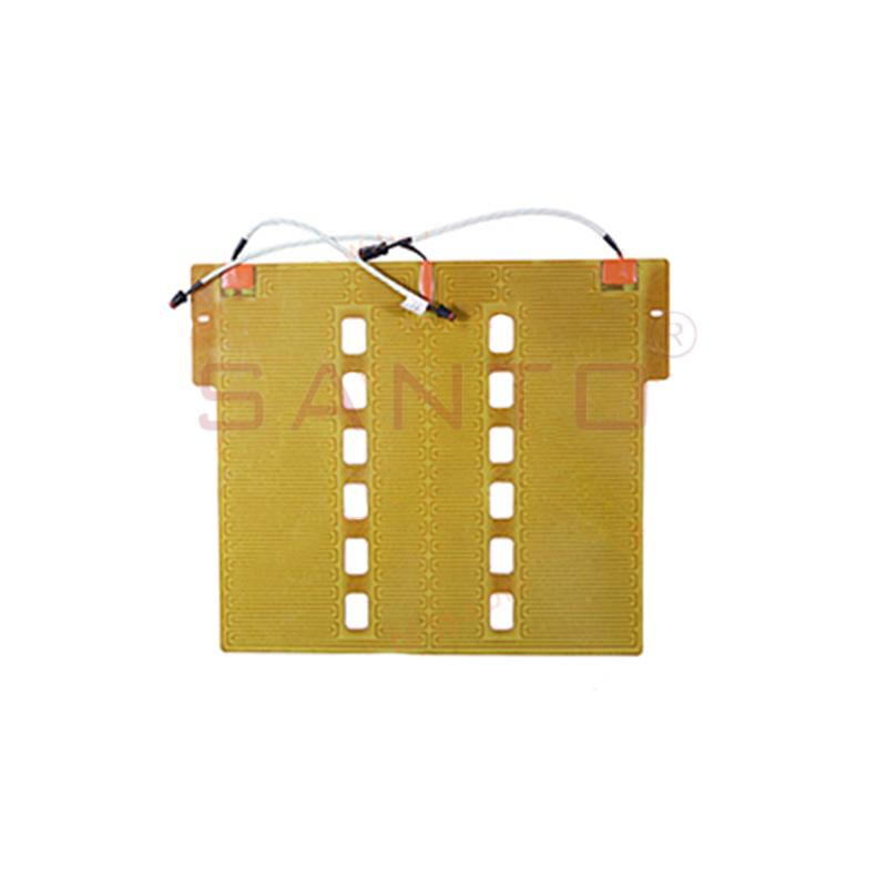 Epoxy board battery heater